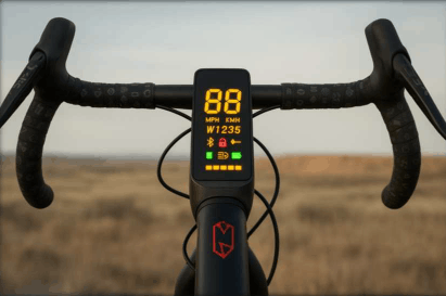 QLED Dashboard for E-Bike