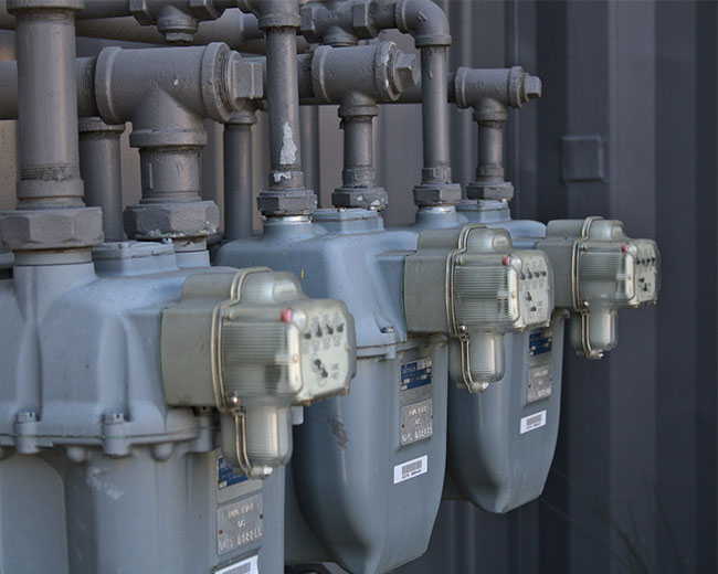 ガスシステムのアクセススクリーン